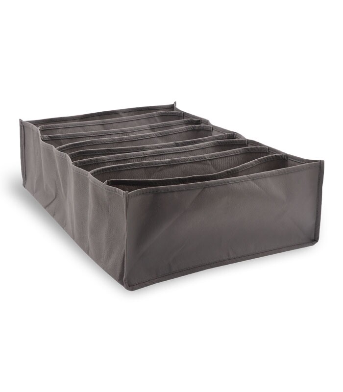 خرید نظم دهنده کشو کد 372 ابعاد 12×30×42 سانتی متر سایز L خاکستری