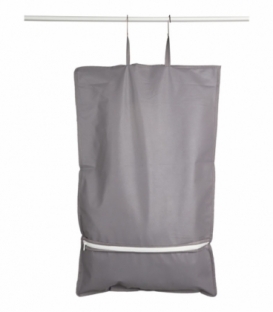 کیسه رخت چرک آویز دار پشت دری ضد آب کد 355 ابعاد 50×80 سانتی متر خاکستری