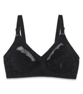 سوتین سه تکه نخ و دانتل بدون فنر Laya لعیا کد 355