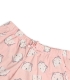 ست شلوارک و تیشرت Fawn فاون نخی کد 5426 طرح خرس و ابر صورتی