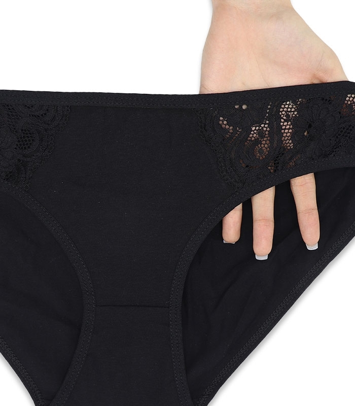 ست شورت و سوتین نخ و دانتل فنردار ژوبین کد 2088