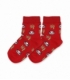 جوراب نیم ساق بچگانه نانو پاآرا کد 702 طرح پاندا و بامبو قرمز
