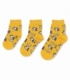 جوراب نیم ساق بچگانه نانو پاآرا کد 702 طرح تکشاخ زرد