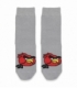 جوراب نیم ساق بچگانه نانو پاآرا کد 703 طرح Angry Birds خاکستری