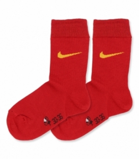 جوراب نیم ساق بچگانه نانو پاآرا کد 703 طرح Nike قرمز