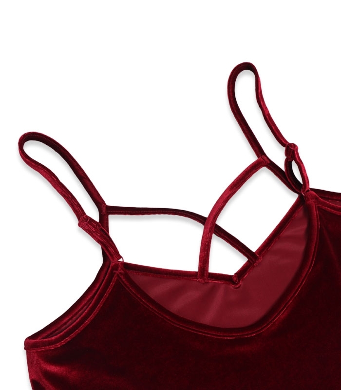 لباس راحتی تاپ و شورتک مخمل Neev نیو کد 4605 زرشکی Wine