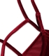 لباس راحتی تاپ و شورتک مخمل Neev نیو کد 4605 زرشکی Wine