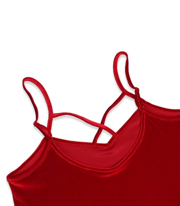 لباس راحتی تاپ و شورتک مخمل Neev نیو کد 4605 قرمز Red