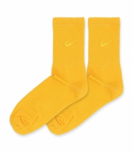 جوراب ساقدار کش انگلیسی گلدوزی طرح Nike پرتقالی