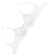 سوتین Neev نیو میکرو نخ و دانتل کد 2428 سفید White