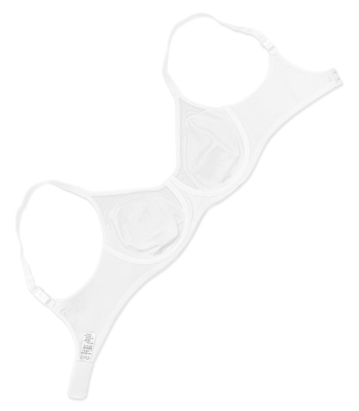 سوتین Neev نیو میکرو نخ و دانتل کد 2428 سفید White