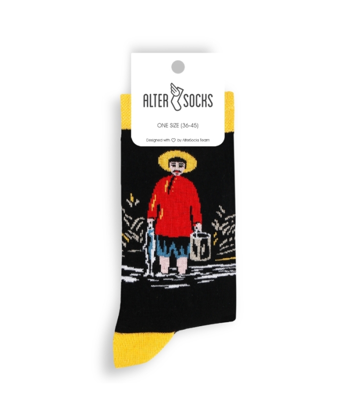 جوراب Alter Socks طرح ماهیگیر پیروسمانی