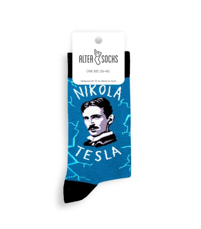 جوراب Alter Socks طرح نیکولا تسلا