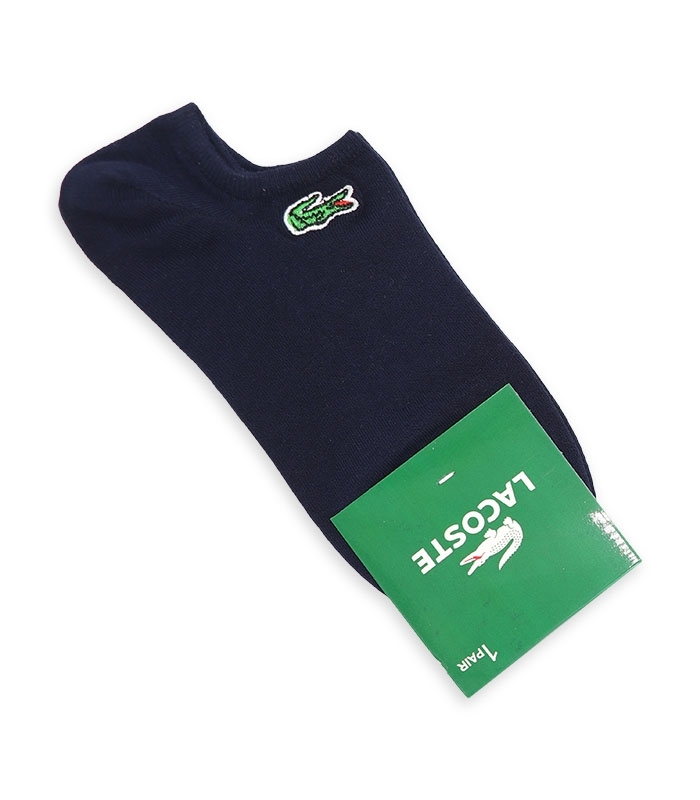 جوراب قوزکی طرح LACOSTE سرمه‌ای