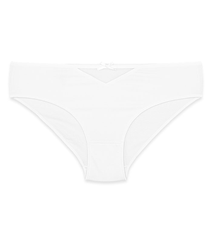 شورت زنانه اسلیپ میکروفایبر و حریر Neev نیو کد 2416 سفید White