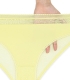 شورت زنانه اسلیپ میکروفایبر و دانتل Neev نیو کد 2430 لیمویی Lemon