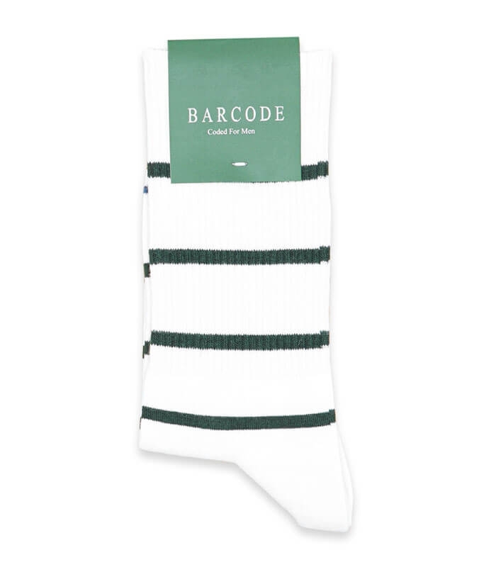جوراب ساقدار کش انگلیسی Barcode بارکد طرح رینگی