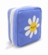 کیف نوار بهداشتی زیپ ‌دار Hippo هیپو ابعاد 13×13 طرح گل بابونه آبی