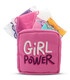 کیف نوار بهداشتی زیپ ‌دار Hippo هیپو ابعاد 13×13 طرح Girl Power صورتی