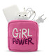 کیف نوار بهداشتی زیپ ‌دار Hippo هیپو ابعاد 13×13 طرح Girl Power صورتی