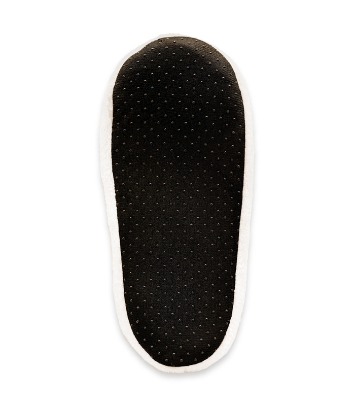 پاپوش پشمی گوشدار کف استپدار طرح خرگوش شیری