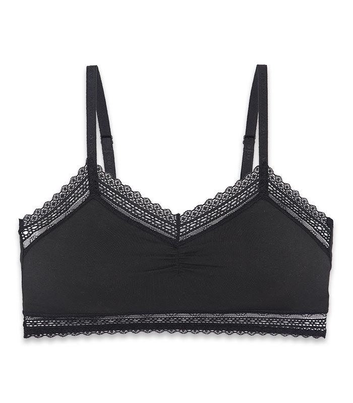 نیم تنه Neev نیو کاپدار نخ و دانتل کد 6208 مشکی Black