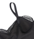 نیم تنه Neev نیو کاپدار نخ و دانتل کد 6208 مشکی Black