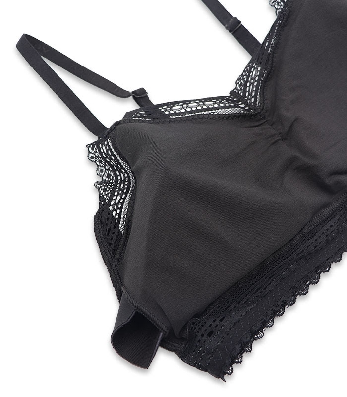 نیم تنه Neev نیو کاپدار نخ و دانتل کد 6208 مشکی Black
