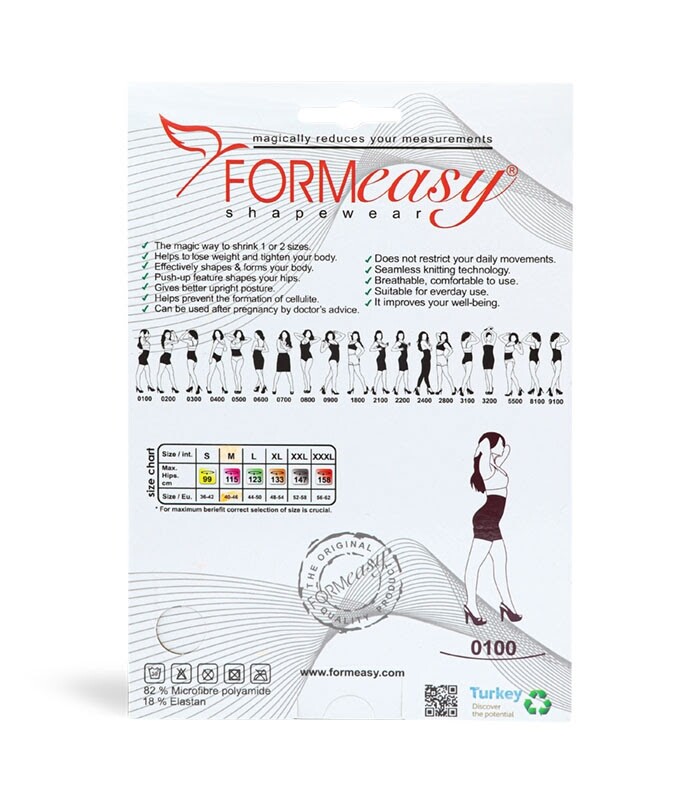 گن زنانه پادار Formeasy فرم ایزی کمر سیلکونی تخت کننده شکم با لیفت باسن کد 0100 کرم