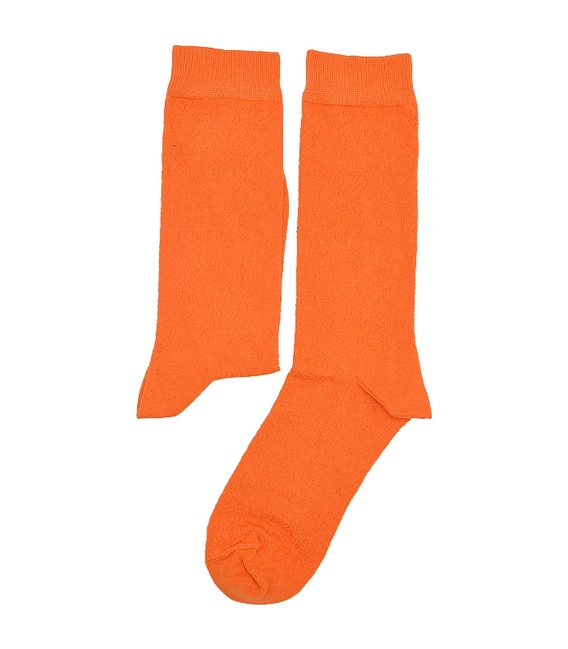 جوراب ساق دار هپی و مپی طرح دار نارنجی