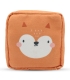 کیف نوار بهداشتی زیپ دار Hippo هیپو ابعاد 13×13 طرح روباه نارنجی