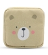 کیف نوار بهداشتی زیپ دار Hippo هیپو ابعاد 13×13 طرح خرس قهوه‌ای روشن