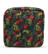 کیف نوار بهداشتی زیپ دار Hippo هیپو ابعاد 13×13 طرح پلنگ و گل رز مشکی