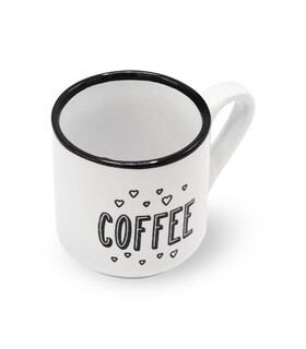 فنجان سرامیکی ابعاد 5×6 سانتی متر طرح Coffee