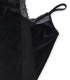 پیراهن بندی مخمل و گیپور Neev نیو کد 4606 مشکی Black