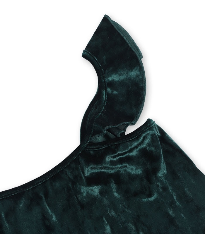 ست شلوار و تاپ بندی مخمل Neev نیو کد 4607 سبز Green