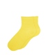 جوراب نیم ساق ساده زرد