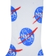 جوراب ساقدار Chetic چتیک طرح Nasa سفید
