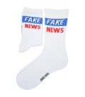 جوراب ساقدار Chetic چتیک طرح Fake News سفید