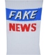 جوراب ساق دار Chetic طرح Fake News سفید