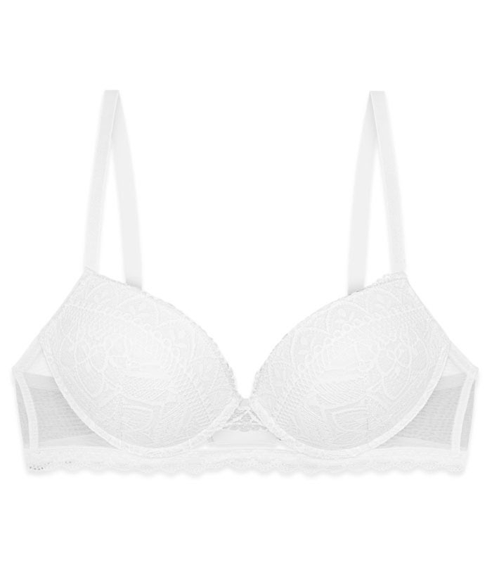 سوتین Neev نیو کاپدار فنردار دانتل کد 2021 سفید White
