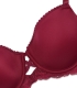 سوتین Neev نیو کاپدار فنردار میکروفایبر و دانتل کد Luna 2023 زرشکی Rose