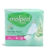 نوار بهداشتی بالدار خیلی نازک مشبک مولپد Molped مدل Ultra آلوئه ورا بزرگ کد 420 - بسته 8 عددی