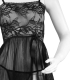ست پیراهن بندی و شورت لامبادا توری Love Secret لاو سکرت کد 8815