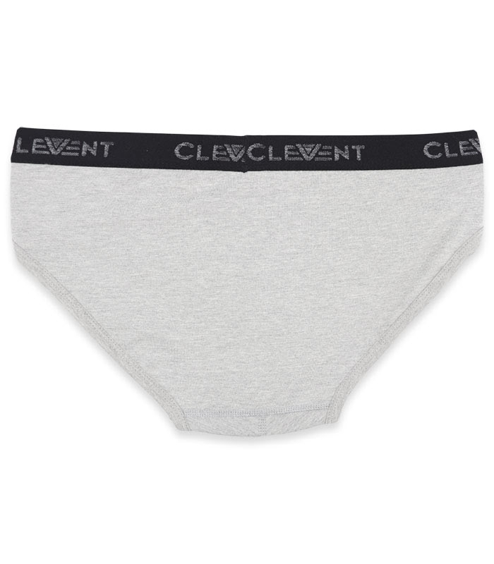 پک شورت مردانه اسلیپ نخی کش از رو چاپی Clevent کلونت کد 2105 ملانژ - بسته 3 عددی