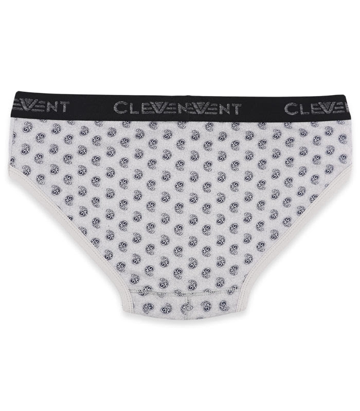 پک شورت مردانه اسلیپ نخی کش از رو چاپی Clevent کلونت کد 2105 ملانژ - بسته 3 عددی