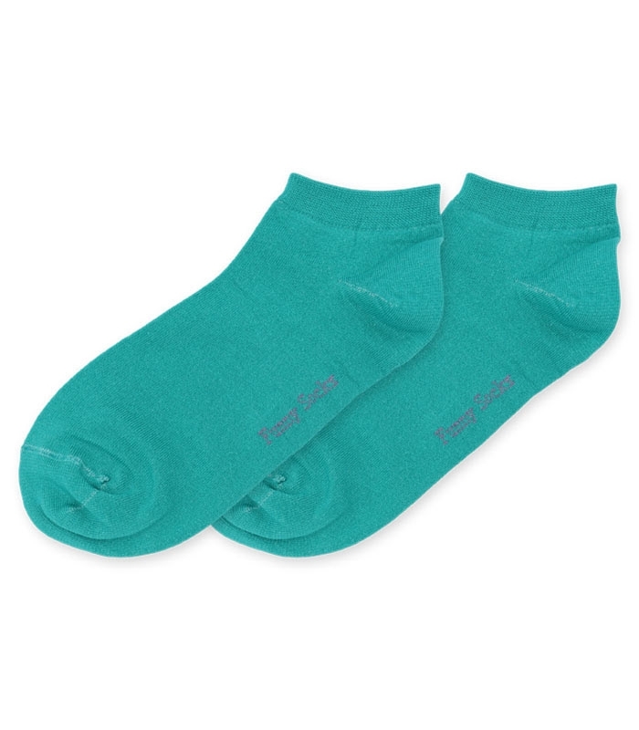 جوراب مچی فانی ساکس طرح ساده طیف سبز کد 620