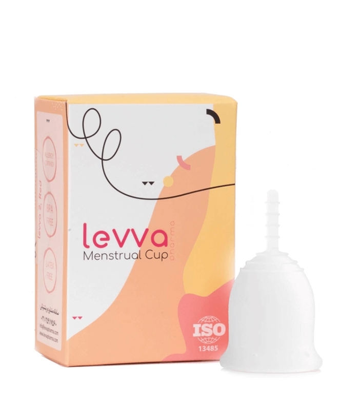 کاپ قاعدگی Levva Pharma لیوا فارما مدل Sensitive سفید