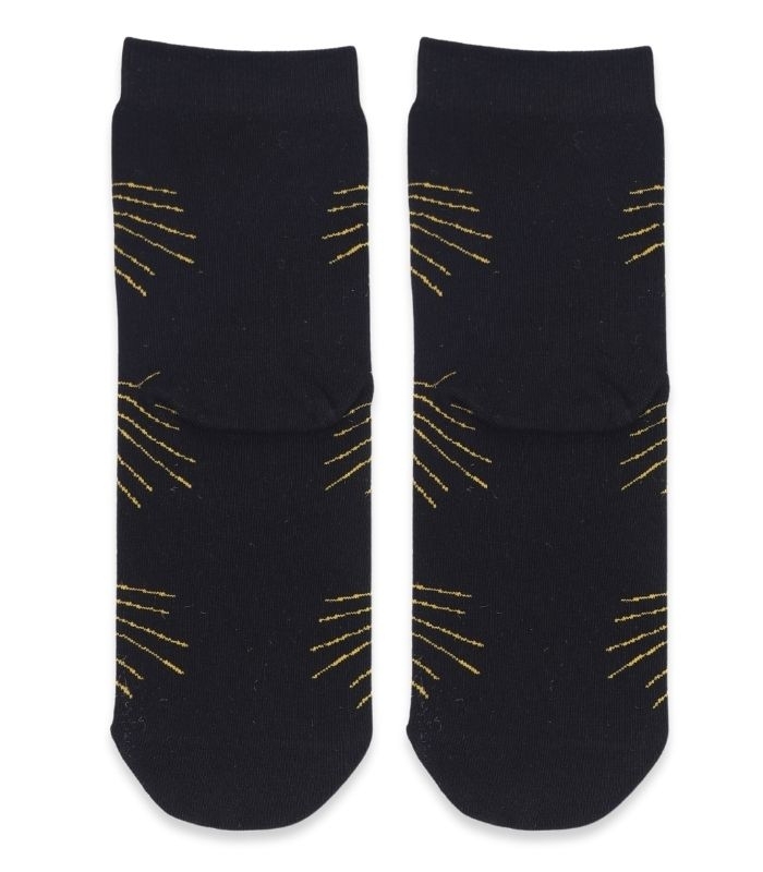 جوراب نیم ساق Coco & Hana طرح صورت گربه