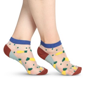 جوراب مچی شیشه‌ای Moxiao ماکسیو طرح آناناس